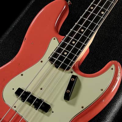 Fender Custom Shop MBS 1962 Jazz Bass Aged Fiesta Red 3-Tone Sunburst by Jason Smith [R135769] (01/06) image 3