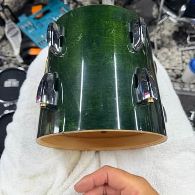 Pearl 8’’x 8’’ Pearl masters custom 1996 - Emerald mist. image 3
