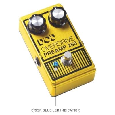 Digitech DOD Overdrive 250 Analog Overdrive Preamp (DOD250-13-U) image 5
