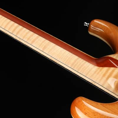 Alembic Spectrum - Cocobolo Top with Mahogany Body - Blue and Red Side LEDs - Guitar with Hard Shell Case image 11