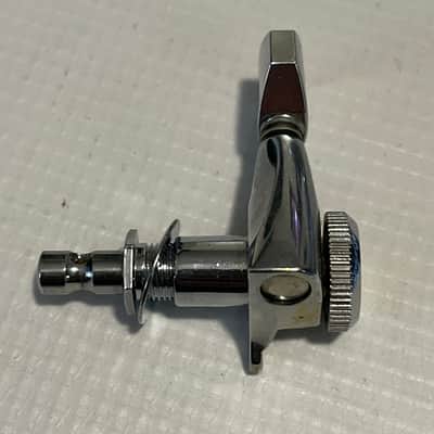 2010's Guyker GOTOH Style 6 In Line RH Chrome Electric Guitar Locking Tuners Tuning Pegs image 5