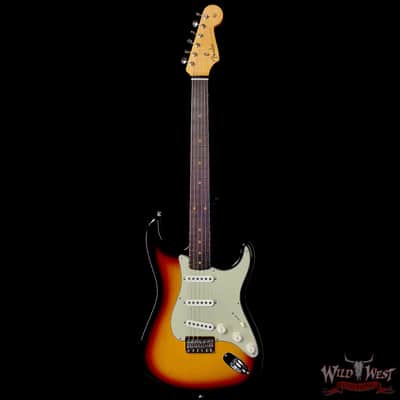 Fender Custom Shop Vintage Custom '59 1959 Hardtail Stratocaster  Time Capsule Package TCP Chocolate 3-Color Sunburst 6.90 lbs image 3