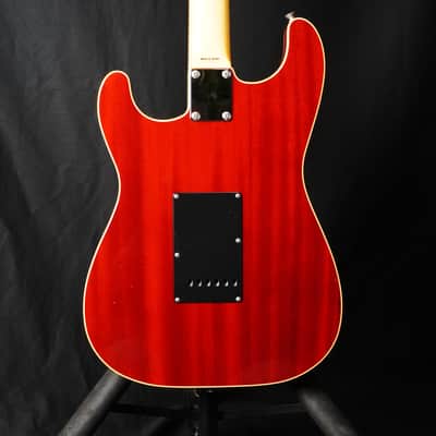 Rare Fender Japan Stratocaster Thinline ST/HO/2H 2012  Cherry Semi-Hollow F-Hole MIJ image 4