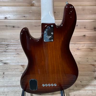 Fender Custom Shop Custom Classic V Electric Jazz Bass Guitar - Violin Burst image 4