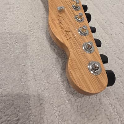 Fender American Acoustasonic Telecaster Exotic Koa 11/2019 - Natural image 9