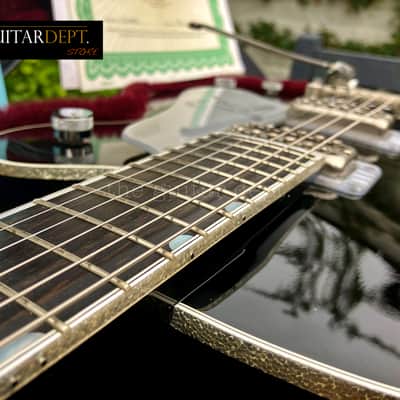 ♚AMAZING♚RARE♚ 2012 GRETSCH G-6136 SILVER FALCON ♚ Real Mother Pearl ! ♚ FULL 2.75" Depth! image 5