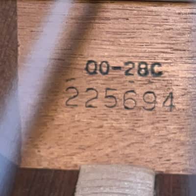 Vintage 1967 C.F. Martin 00-28C, nylon string, original fitted case image 19