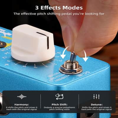 LEKATO Pitch Box Pitch Shifter Guitar Pedal Analog Guitar Effects True Bypass image 3