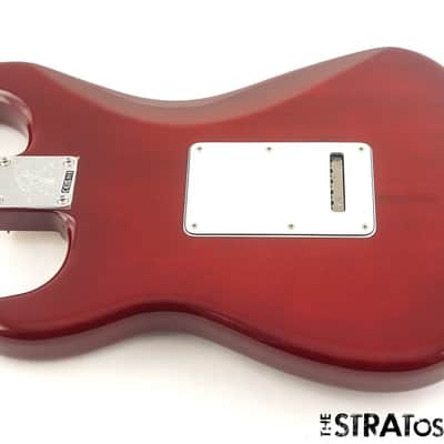 Fender Player II Series Strat BODY +HARDWARE Chambered Mahogany TCB Cherry Burst image 2