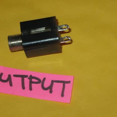 ONE lightly used genuine Boss OUTPUT jack + wires, nut, washers, & zip tie - specifically from 2009 (but can be used on other year BOSS pedals) NO pedal / NO other parts (let me know if wires need to be soldered on for you) image 7
