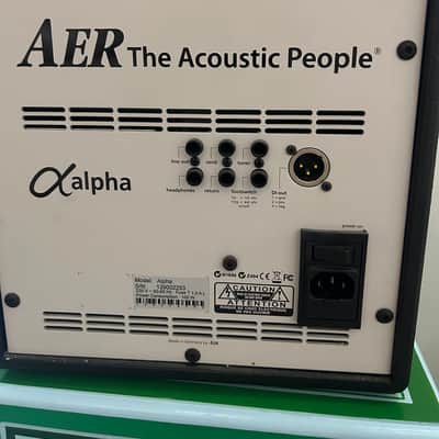 AER Alpha 2-Channel 40-Watt 1x8" Acoustic Guitar Combo 2020s - Black image 4