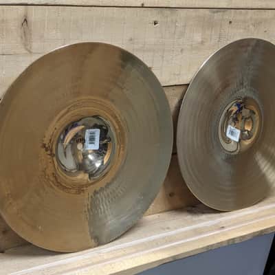 Zildjian 14" A Custom Hi-Hat Cymbals (Pair) 1991 - Present - Brilliant image 16