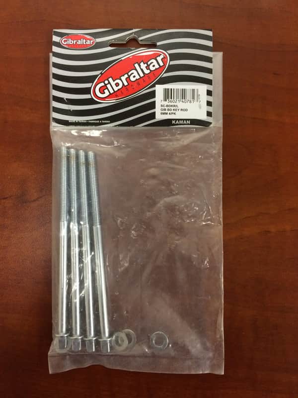 Gibraltar SC-BDKR/L Bass Drum Key Rod 6mm (4 Pack) image 1
