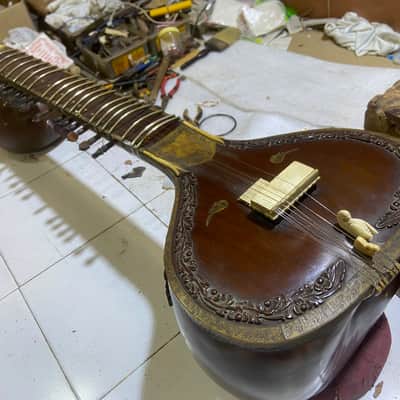 Heren Roy Vintage Rare Sitar, 75 yrs. Old Amazin sound, Ravi Shanker Style image 5