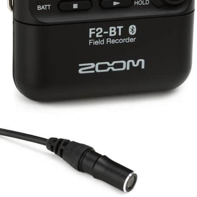 Zoom F2 Field Recorder with Lavalier Microphone and Bluetooth Control image 2