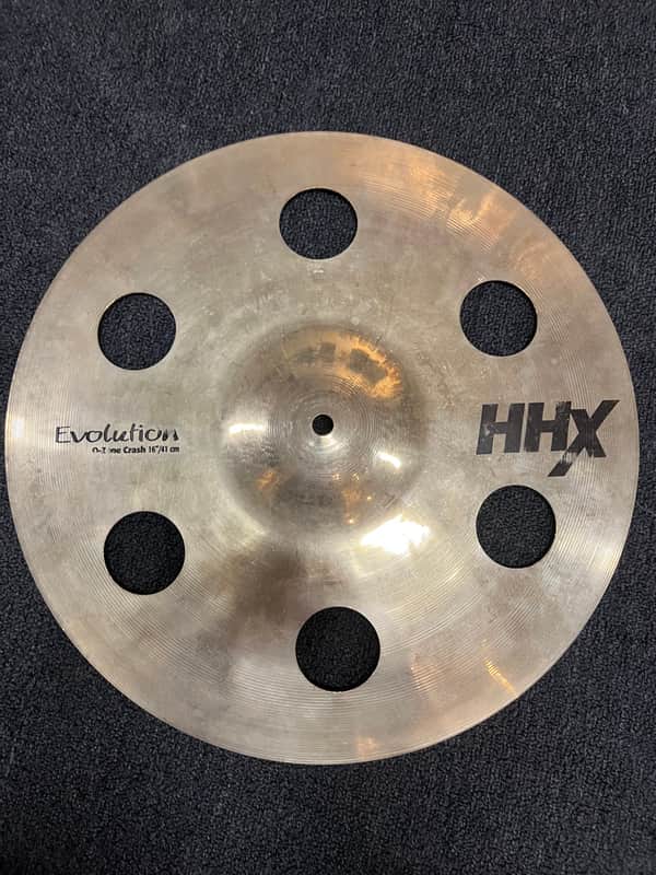 Sabian 16" HHX Evolution O-Zone Crash Cymbal 2002 - Present - Brilliant image 1