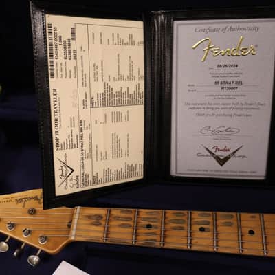Fender '55 Relic Stratocaster White Blond 2024 image 13