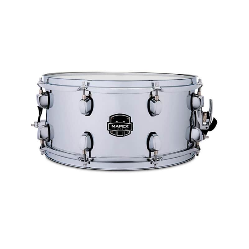 Mapex Drums MPX Steel Shell Snare Drum 14x6.5 Chrome Finish Professional Drum image 1
