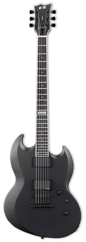 ESP E-II Viper Baritone Charcoal Metallic Satin w/Case (B Stock) image 1