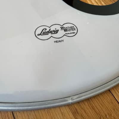 Ludwig 24 Inch Heavy Bass Drum Resonant Head Ported Script Logo 60s Style image 2