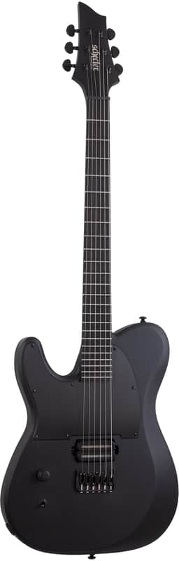 Schecter PT Black Ops LH Satin Black Open Pore image 1