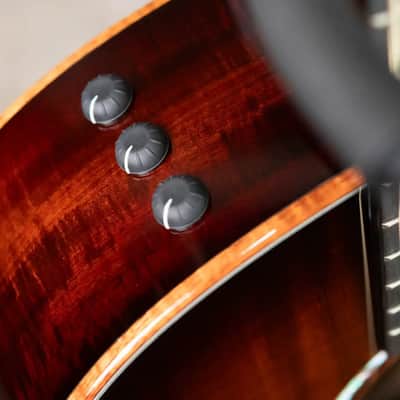 Taylor Catch Custom #44 C24e Grand Auditorium Baritone-8 8-String Acoustic/Electric Guitar - Figured Blackwood with Hardshell Case image 14