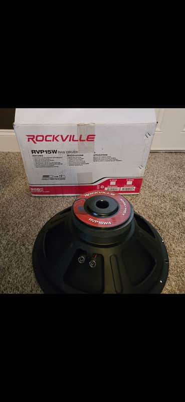 Rockville Speakers RVP15W 4OHM 2022 - Black image 1