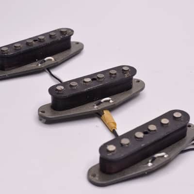 1979 Vintage Fender Stratocaster Grey Bottom Pickup Set 1970s USA image 4