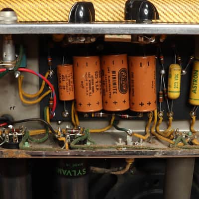 1961 Fender Harvard Amp Tweed 5F10 - Narrow Panel image 7