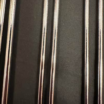Triangle Beater Set, Homemade, 8 Piece (4 Pairs), 8" Length, w/Handmade Leather Case-EXCELLENT image 9