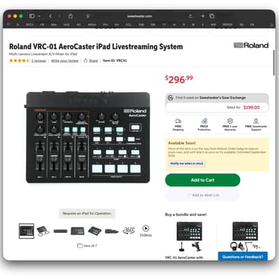 Roland VRC-01 AeroCaster Video Switcher image 6