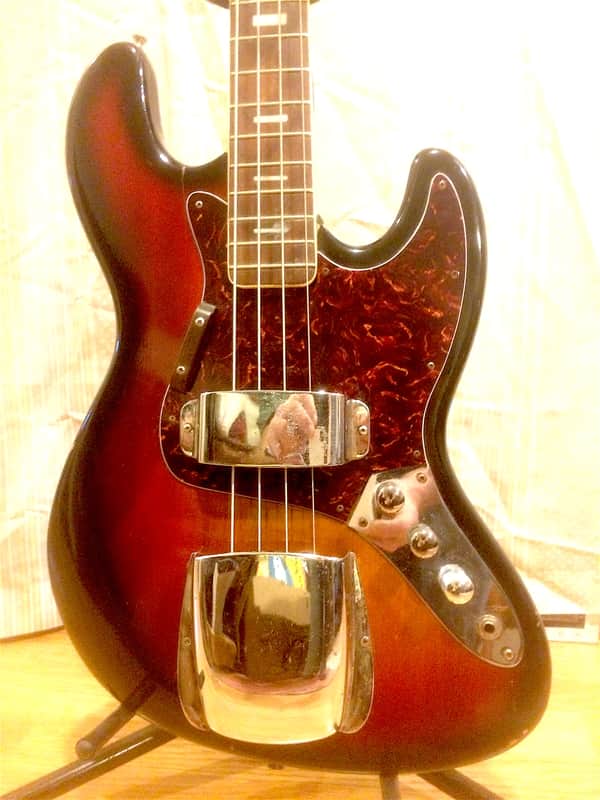 Encore Jazz Bass MIJ 70's "Sunburst" image 1