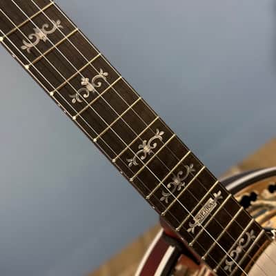 Custom Deering Sierra Maple 5-String Banjo Dark Eagle II Stain image 12