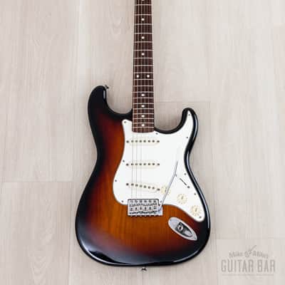 1994 Fender Order Made '62 Stratocaster Sunburst Lacquer w/ Birdseye Neck, USA Pickups & Case, Japan MIJ Fujigen image 2