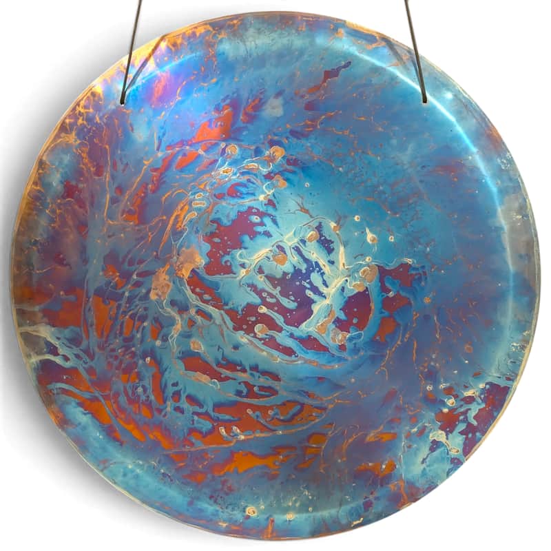 F#2-45 Grotta Sonora 24" Titanium Blue Cosmo Gong image 1
