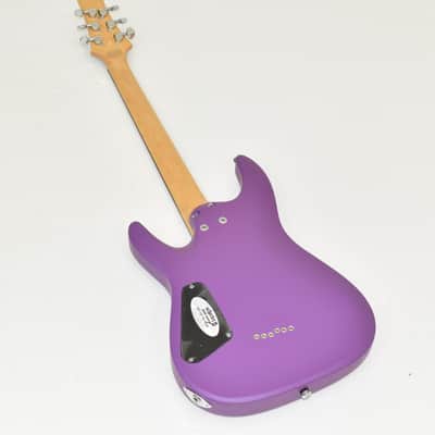Schecter C-6 Deluxe Guitar Satin Purple B-Stock 1008 image 5