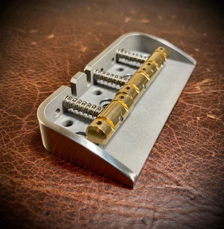 Van Dyke-Harms Telecaster B/G Bender Half-Bridge and Compensated Saddle Set 2024 - Stainless Steel image 1