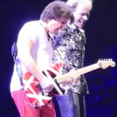 Charvel EVH Art Series Tour 2012 - Van Halen Striped and Stage Played Guitar image 12