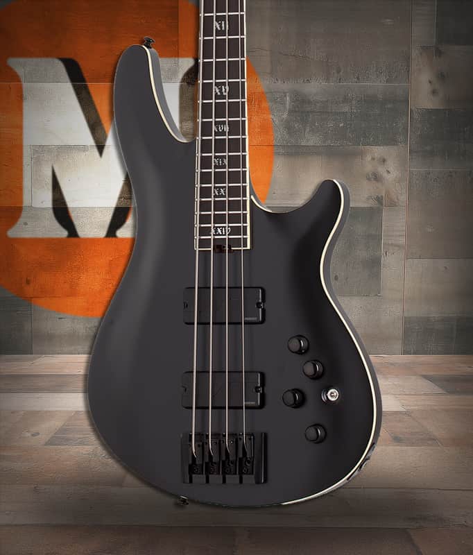 Schecter SLS Evil Twin-4 - Satin Black (1392) image 1