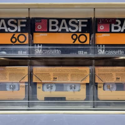 78X Used BASF LH/LH Extra SM 60/90/120 Cassette tapes 1980's image 1