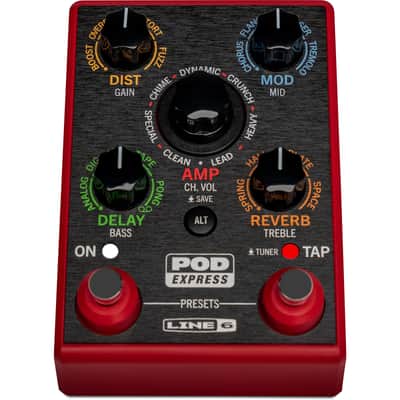 Line 6 POD Express Guitar Portable Multi-FX and Amp Modeling Pedal image 2