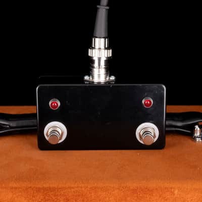 Pre-Owned  '22 Amplified Nation Bombshell 50-Watt Guitar Amp Head And 112 15-ohm 65-watt Matching Cab - Golden Brown Suede Owned by Ben Harper image 18