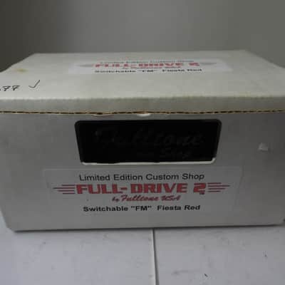 Fulltone Custom Shop Full Drive 2 Overdrive Effects Pedal Fiesta Red w/Box image 10