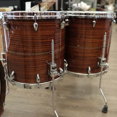 Like New Tama Star Bubinga 5-Pc Shell Pack 10/12/14/16/22 (Limited Edition Natural Rosewood) image 11