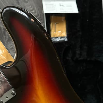 1983 Fender USA Precision Bass Sunburst with Papers & Case image 16