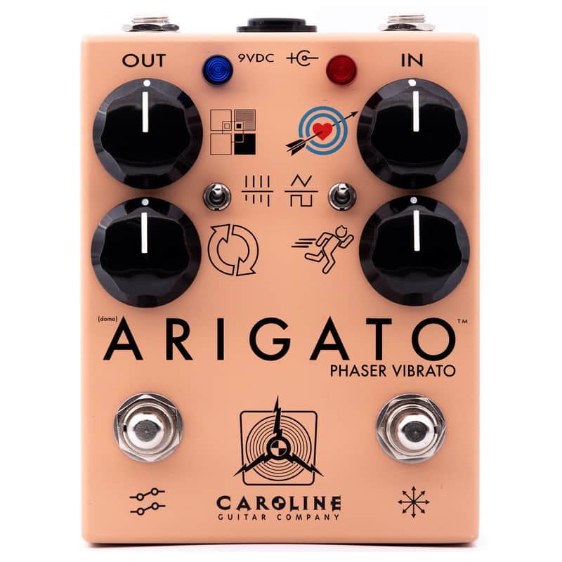 New Caroline Guitar Company Arigato Phaser Vibrato Guitar Effects Pedal image 1