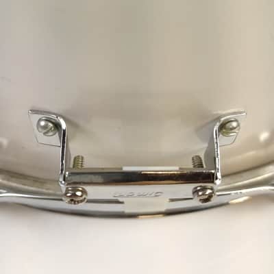 Ludwig Strider 10x14"White Cortex Snare Drum ++Aluminum Ring Parade/Marching P85 image 5