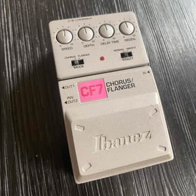 Reverb.com listing, price, conditions, and images for ibanez-cf7-chorus-flanger-pedal