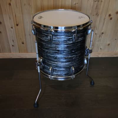 Ludwig Classic Maple Fab Outfit 9x13 / 16x16 / 14x22" Drum Set 1998 - 2015 - Black Oyster Pearl image 16
