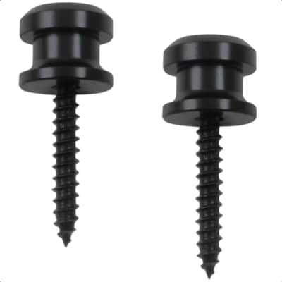 Strap Button Set for Grover & Schaller Strap Lock System-Black (2)